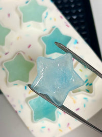 Star-Shaped Silicone Ice Cube Tray for Homemade Summer Drinks, Easy Release