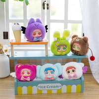 Mini Plush Angel Animal Doll Keychain