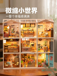 Rolife Super World Miniature Building Blocks DIY House Model Kit for Kids