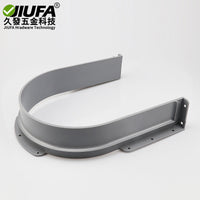 Sink Drain Pipe Cover Plate for Cabinet Openings, U-Shaped Decorative Trim for Bathroom Vanity