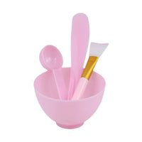 Silicone Mask Bowl Set with Applicator Tools for Facial Spa