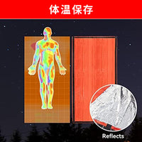 Emergency Survival Tent Thermal PE Sleeping Bag Shelter for Outdoor First Aid