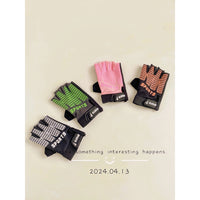 Kids' Full Finger Cycling Gloves Anti-Slip Wear-Resistant for Outdoor Sports Training