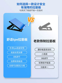 Adjustable Slant Board for Calf Stretching and Rehabilitation, Foldable Foot Rocker for Ankle and Leg Exercise