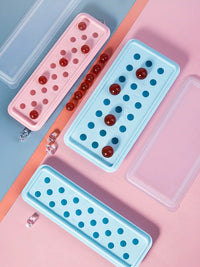 Fabake Silicone Ice Ball Mold with Lid for Mooncakes and Ice Cubes