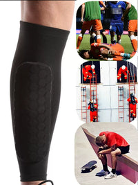 Shin Guard Compression Sleeves for Sports Protection - Football, Climbing, Mountain Biking