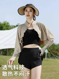 Women's UV Protection Ice Silk Sun Protection Shawl Cardigan for Summer