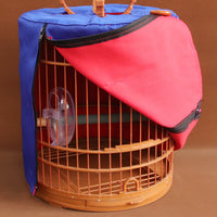 Thrush Bird Cage Cover Double-Layer Zippered Breathable Cloth