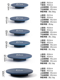 Rotating Turntable for Pottery, Sculpture, and Painting - Cast Iron & Aluminum Alloy Options