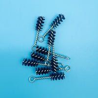 Pipe Wire Brush Tube Rust Removal Cleaning Brush Internal Hole Stain Cleaning Round Thread Interface Stainless Steel