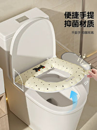2026 New Waterproof EVA Toilet Seat Cushion, All Seasons Household Toilet Mat, No-Wash Toilet Seat Cover, Seat Ring Cushion
