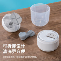 Manual Ice Shaver Machine for Homemade Shaved Ice and Slushies, Hand-Cranked Ice Crusher with Molds