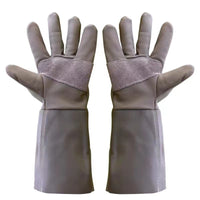 Cowhide Puncture-Resistant Gardening Gloves for Thorny Plants and Fruit Picking