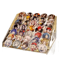 Acrylic Multi-layer Tiered Display Stand for Collectibles and Badges