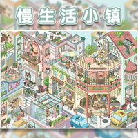 Caimi 4.0 Series 3D Miniature Scene Sticker Kits for DIY Crafting
