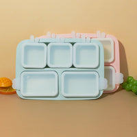 Portable Baby Food Storage Container with Detachable Meal Plate - 2-in-1 Fresh-keeping Freezer Box and Meal Bowl