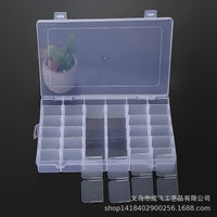 36-Grid Embroidery Floss Organizer Box with Bobbins and Yarn Winder