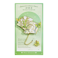 Floral Metal Hollow Bookmark - Elegant Flower Design for Students & Teachers