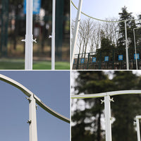 Adjustable Metal Arch Backdrop Stand for Wedding & Event Decoration
