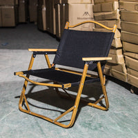 Outdoor Thickened Commercial Aluminum Alloy Kermit Chair, Portable Folding Camping Chair