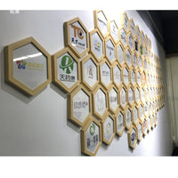 Hexagonal Resin Photo Frame Modern Minimalist Geometric Wall Decor