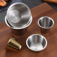 Stainless Steel Sauce Cups for Dipping, Ketchup, and Snacks - 304 Grade