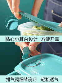 ChaHua Food-Grade Refrigerator Storage Containers for Freezer, Fruit, and Lunch - Plastic Picnic Boxes