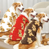Pet Plush Warm Winter Coat for Small to Large Dogs and Cats