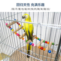 Parrot Wood Ladder Swing Toy for Birds Cage Training and Chewing