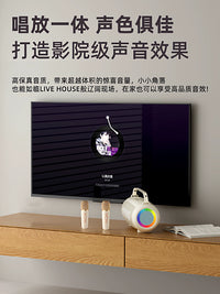 Portable Wireless Bluetooth Karaoke Microphone Speaker System for Home KTV Outdoor Use