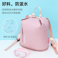Waterproof Dry Wet Separated Swim Bag with Shoe Compartment for Gym Beach Travel