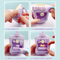 DIY Cartoon Pen Holder Craft Kit for Kids, Creative Desktop Storage Box for Girls