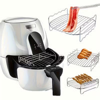 Stainless Steel Round Steaming Rack for Air Fryers and Grills