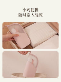 Portable Makeup Brush Organizer Bag for Travel, Multi-functional Cosmetic Pouch