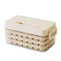 Large Capacity Ice Cube Tray with Lid and Storage Bin, Food-Grade Press-Type Ice Maker for Home Refrigerator