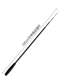1.8m Retractable Feather Teaser Wand for Cats with Replaceable Heads