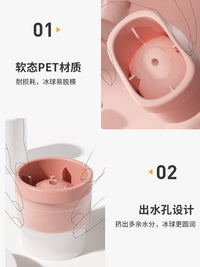 Silicone Ice Ball Maker Mold for Whiskey and Cocktails, Reusable Ice Cube Tray for Home and Dormitory Refrigerators