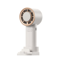 Portable Semiconductor Cooling Fan with USB Charging, Desk Stand, and Phone Holder