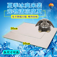 Pet Cooling Aluminum Plate for Hamsters, Rabbits, Chinchillas, and Guinea Pigs