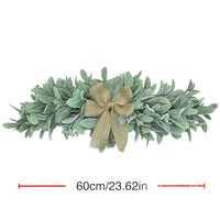 Rabbit Ear Wreath for Door Decor, Farmhouse Wedding Home Wall Hanging Floral Decoration