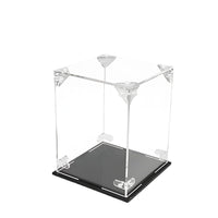30cm Tall Clear Acrylic Display Case for Collectibles, Dustproof Assembly Model Toy Storage Box