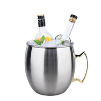 Stainless Steel Insulated Ice Bucket for Bar & Parties, Food-Grade 304, Large Capacity for Beer & Champagne