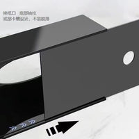 Acrylic Tissue Box Holder for Hotel KTV Restaurant, Square Napkin Dispenser, Customizable Logo