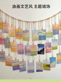 DIY Photo Display Rope with Clips for Wall Decor
