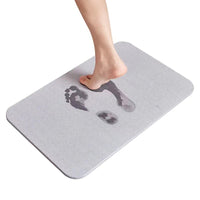 Diatomaceous Earth Bath Mat Quick Dry Non-Slip Absorbent Bathroom Floor Mat