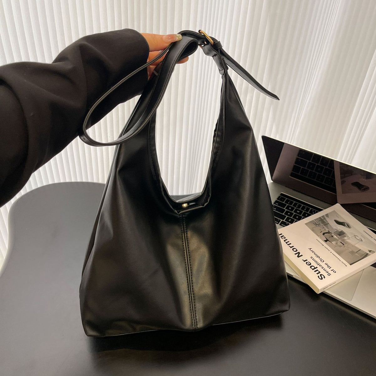 Women's Fashion Large Capacity Shoulder Tote Bag for Commute