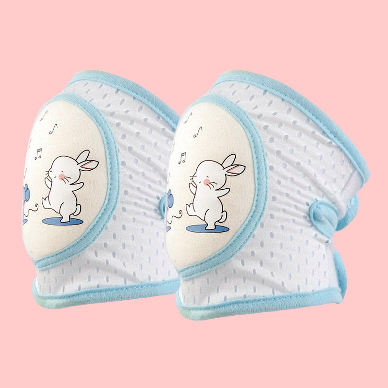 2022 Baby Ice Silk Knee Pads for Crawling and Walking, Spring/Summer Infant Protective Gear