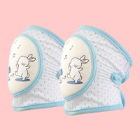 2022 Baby Ice Silk Knee Pads for Crawling and Walking, Spring/Summer Infant Protective Gear