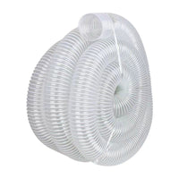 PVC Dust Collection Hose Flexible Corrugated Vacuum Pipe Ventilation Exhaust Duct