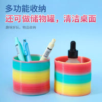 Large Magic Rainbow Spring Toy for Kids and Adults, Educational Elastic Coil for Professional Performance and Balance Training
